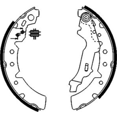 Bremsbacken Toyota Corolla 97-02 | 91056700