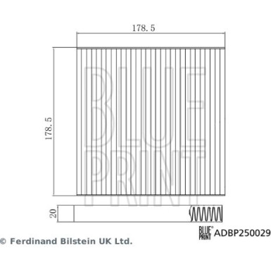 Filter, Innenraumluft | ADBP250029