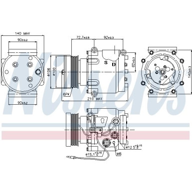 Kompressor PKW | SAAB 9-3 02 | 89066