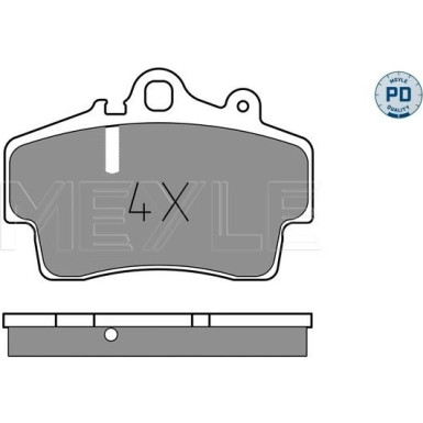 Bremsbelagsatz Porsche P. Boxster/Cayman 2,5-2,9 99-11 | 025 219 3716/PD