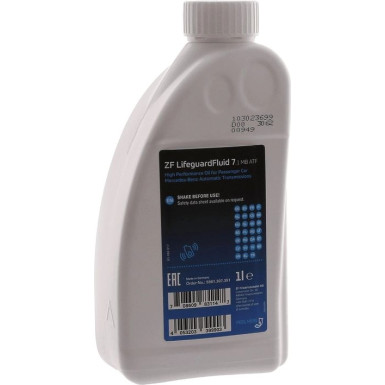 ZF Lifeguard Fluid 7.1 MB ATF | 1 Liter, Getriebeöl für Kits | 5961.307.351