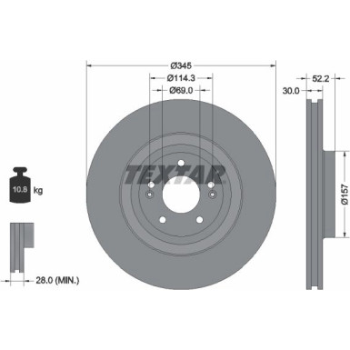 Bremsscheibe | 92315103