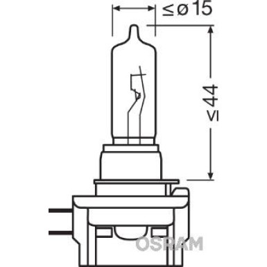 H9B Osram | 12V 65W PGJY19-5 | 64243