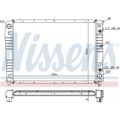 Wasserkühler PKW | VOLVO 740,940,S90,V90 | 65538A