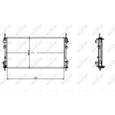 NRF Motorkühler | 519697