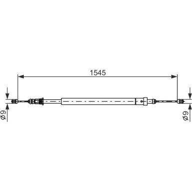 Handbremsseil re | CITROEN Xsara 97 | 1987477583