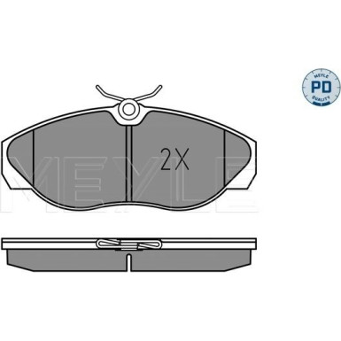 Bremsbelagsatz Fiat P.Ducato 94-02 | 025 217 9719/PD