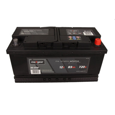 Maxgear Autobatterie 12V 83Ah/720A L- 353X175X175 L/Breite/Höhe | 583400072 D722