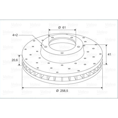 VALEO Bremsscheibe | 886208