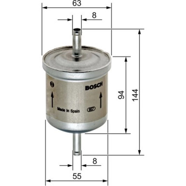 Kraftstofffilter | OPEL,SKODA,VW,CHEVROLET | 0 450 905 280