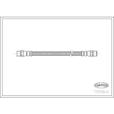 CORTECO Bremsschlauch | 19018649