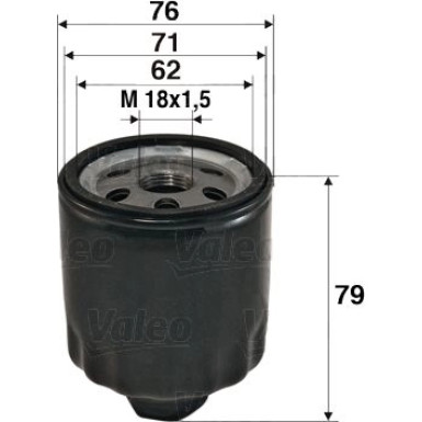 VALEO Ölfilter | 586072