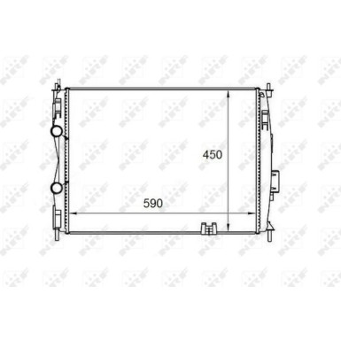 Kühler, Motorkühlung | NRF58461