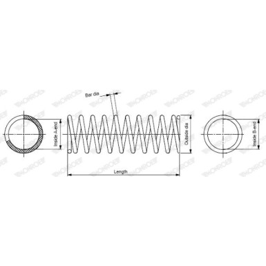 MONROE Fahrwerksfeder | SP0005