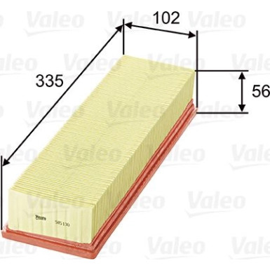 VALEO Luftfilter | 585130