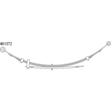 Federpaket - Federung/Dämpfung Opel T. Frontera A 92-98 (3+1) (550/660mm) | 10.461.372.00