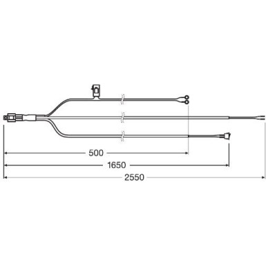 LEDriving WIRE HARNESS AX 1LS | Osram | LED Zubehör | LEDDL ACC 101