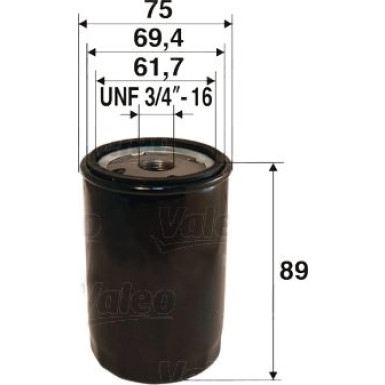 VALEO Ölfilter | 586053