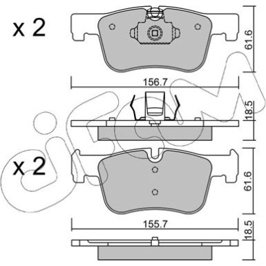 Bremsklötze VA | BMW F20,F30 10 | 822-960-0