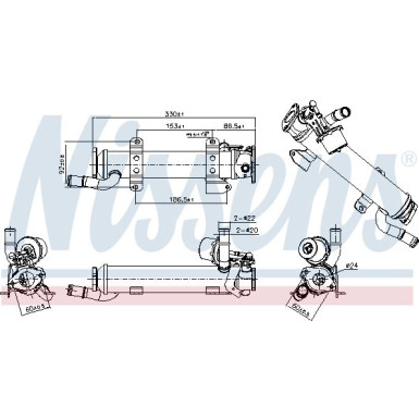 Kühler,Abgasrückführung | AUDI A3,TT,SKODA,SEAT,VW 03 | 989277