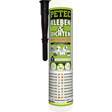 Petec Kleben & Dichten Schwarz 290ml | 94729