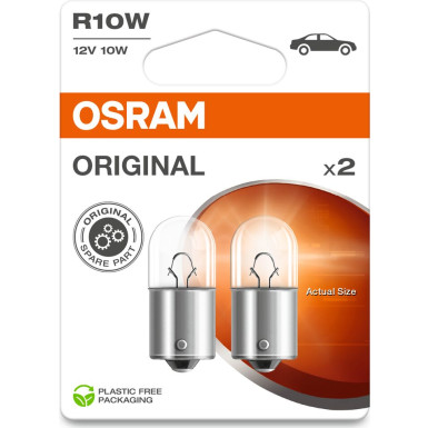 R10W 12V 10W BA15s 2 Stück Blister OSRAM