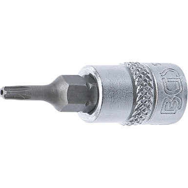 BGS Bit-Einsatz | Antrieb Innenvierkant 6,3 mm (1/4"""") | TS-Profil (für Torx Plus) mit Bohrung TS10 | 5184-TS10