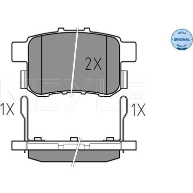 Bremsbelagsatz Honda T. Accord 08- Mit Sensor | 025 244 3514/W