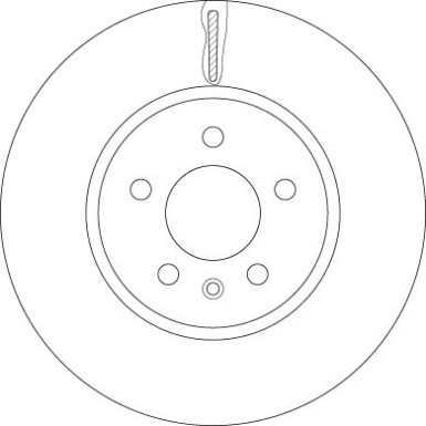 10 481 059 Bremsscheibe VA | OPEL Astra J/Zafira C 09 | DF6260S