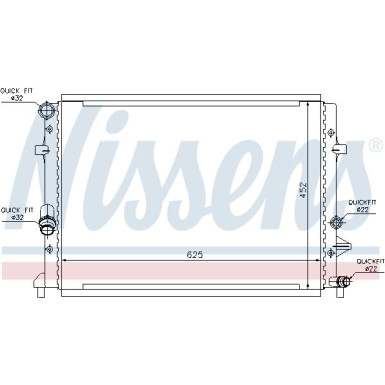 Wasserkühler PKW | VW GOLF 1.2i TURBO 08 | 65295