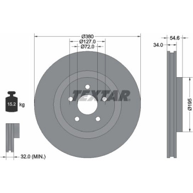 Bremsscheibe Jeep P. Grand Cherokee 3.0-6.4 4X4 10 | 92281905