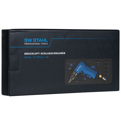 SW-Stahl Vibrations-Druckluftschlagschrauber | 8 tlg. 1/4Z | S3224