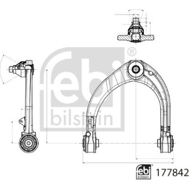 Querlenker VA li | LAND ROVER Discovery,Range Rover 12 | 177842