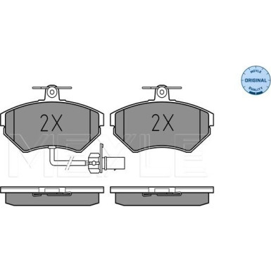 Bremsbelagsatz Vw S. A4/Passat 96- Mit Sensor | 025 219 4519/W