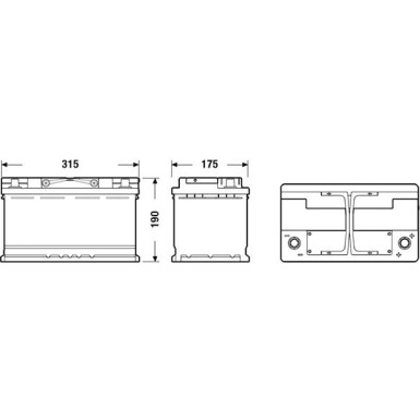 EXIDE Starterbatterie | EK800