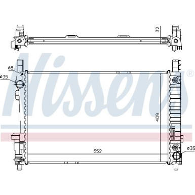 Wasserkühler PKW | MERCEDES W169 A | 62799A