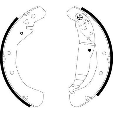 Bremsbacken Opel Astra/Combo 98-14 | 91060100