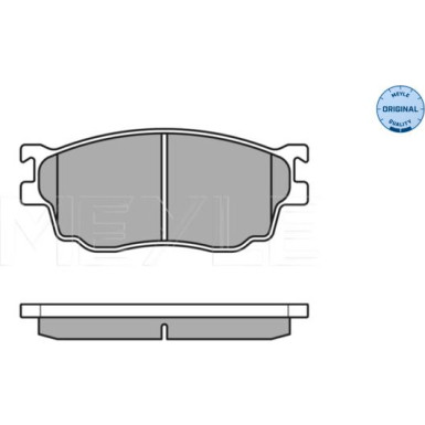 Bremsbelagsatz Mazda S. 626/Premacy 97-05 Mit Akustiksensor | 025 237 7716/W