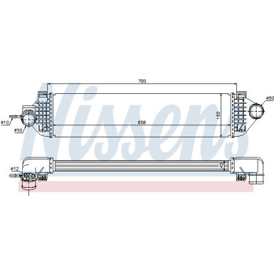 Ladeluftkühler PKW | FORD C-MAX 1.6i TURBO 11 | 96492