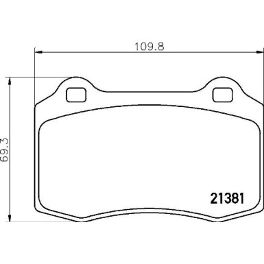 BREMBO Bremsklötze HA | SEAT Ibiza/VOLVO S60/JAGUAR 00 | P 36 020