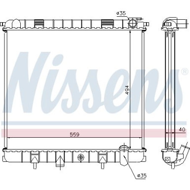 Wasserkühler PKW | RANGE ROVER 4,0-4,6 98-02 | 64319A