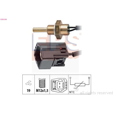 Sensor, Kühlmitteltemperatur | 1.830.304