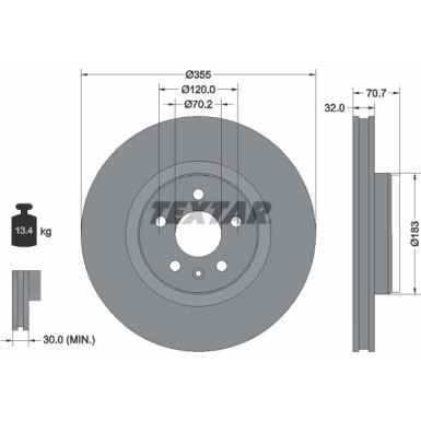 Bremsscheibe | 92313905