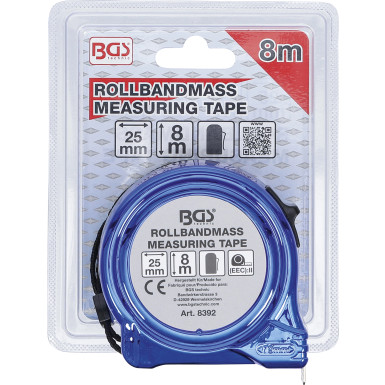 BGS Rollbandmaß | 25 mm x 8 m | 8392