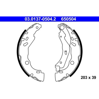 Bremsbackensatz | 03.0137-0504.2