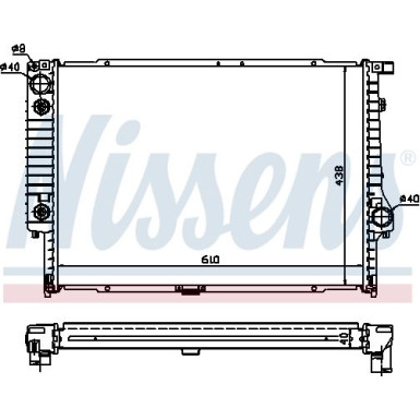 Wasserkühler PKW | BMW 5er (E34), 7er (E32) | 60597A