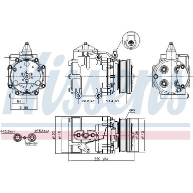 Kompressor PKW | FORD COUGAR 98- 2.5 EFI V6 24V | 89248