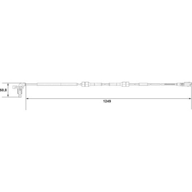 70 403 022 Sensor, Raddrehzahl VA | CITROEN,PEUGEOT | 0 265 007 666