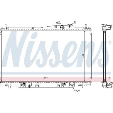 Wasserkühler PKW | HONDA STREAM 1.7 AUT 01-05 | 68142