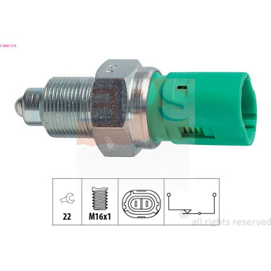 Schalter, Rückfahrleuchte | 1.860.114